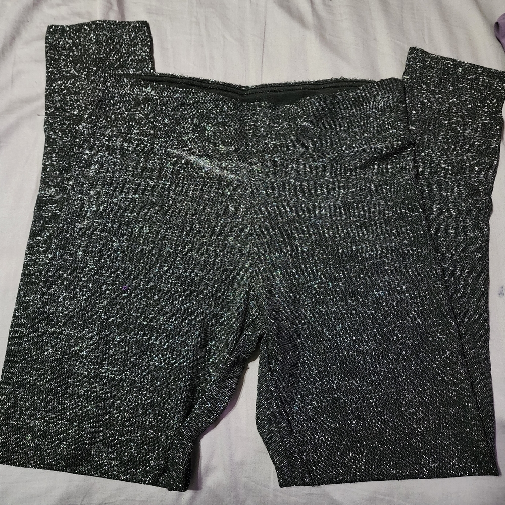 No Boundaries Black sparkly leggings